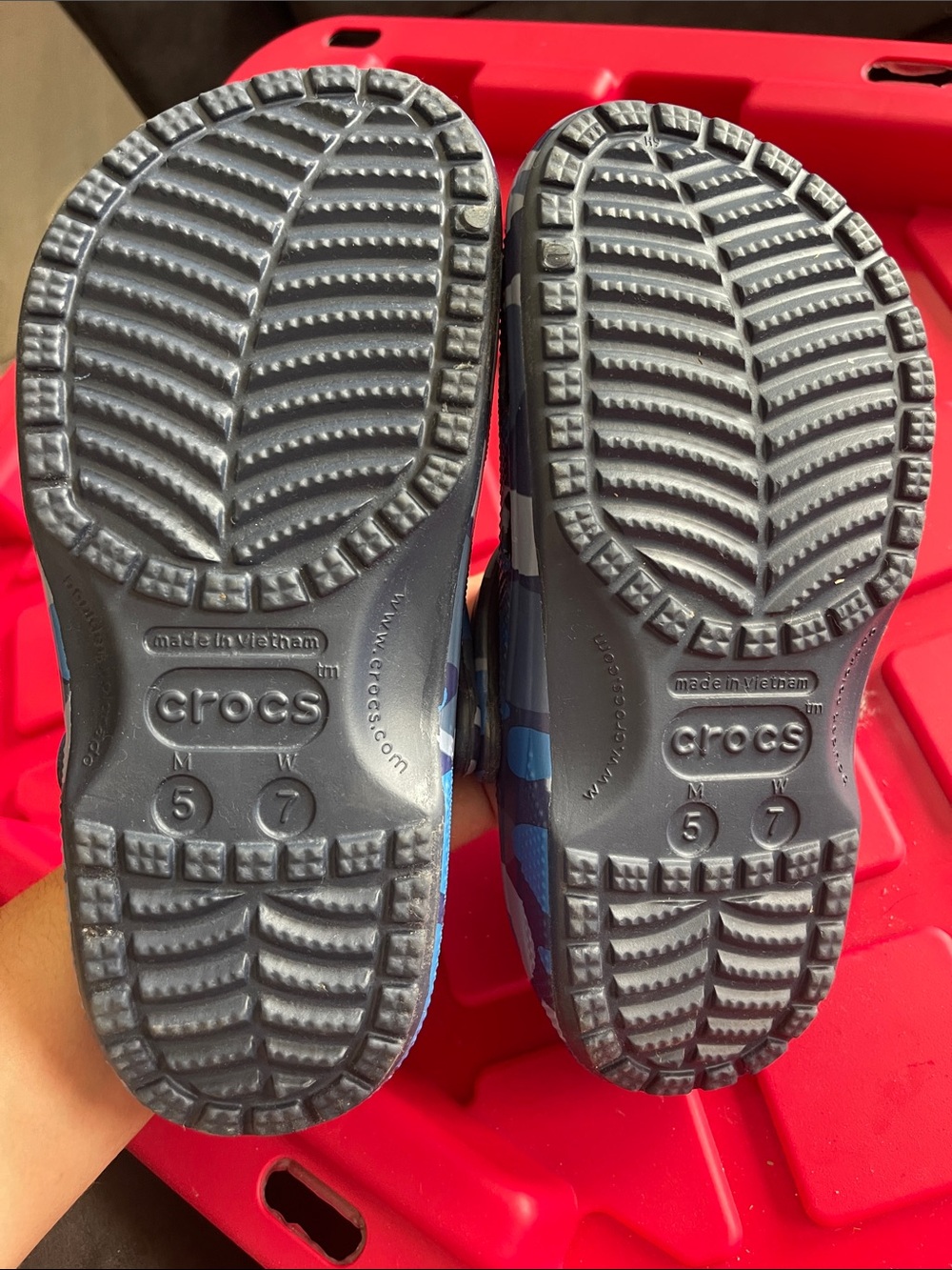 Black, blue and grey crocs - Picture 4 of 4